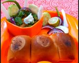 A picture of step 6 of Pav bhaji.