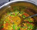 A picture of step 5 of Moong dal masala khichadi.