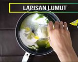Foto langkah ke 3 dari resep Puding Lumut Lapis Coklat Super Simpel by PKK.