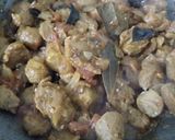 A picture of step 3 of Soya chunks masala.