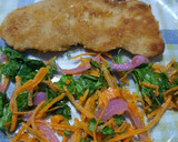 Foto del paso 6 de la receta: Rúcula, zanahoria, cebolla morada en ensalada