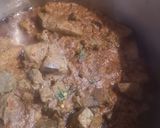 A picture of step 9 of Mutton kaleji dil gurday masala.