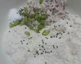 Til narkol postor bora (Sesame coconut and poppy seed fritters) recipe step 1 photo