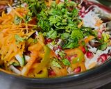A picture of step 1 of Raw Papaya salad.