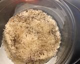 Une image de l'étape 2 de Riz au vin blanc,bouillon de gambas et aneth.