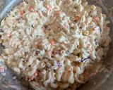 A picture of step 2 of Chicken Macaroni Salad.