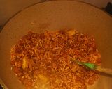 صورة لخطوة 9 من وصفة رز قدرة مع اللحمة المقلية
