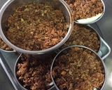 A picture of step 6 of Loh Mai Kai (Glutinous Rice with Chicken and Mushroom).