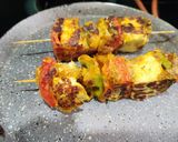 A picture of step 5 of Paneer Tikka.