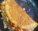 A picture of step 5 of Mango Salsa Omelet.