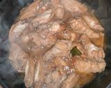 A picture of step 2 of Chicken Adobo.