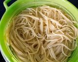 A picture of step 4 of Corned beef spaghetti.