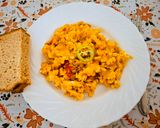 Lecsó sonkával,szalonnával,tojással 🧅🫑🍅🥓🥩🥚🍞 recept fázis 4 fotója