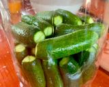 Kovászos uborka recept fázis 2 fotója