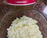 Foto del paso 1 de la receta: Postrecito tibio de mango y nibs de cacao sobre ricota entera 🥭De invierno con toque tropical 🍹