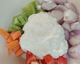 A picture of step 2 of Curd Salad.
