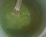 A picture of step 1 of Palak paneer.