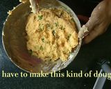 A picture of step 2 of Farali Vada(Arrowroot Vada).