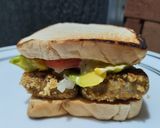Foto del paso 8 de la receta: Sándwich🍱🥪 de tofu y vegetales🥗..