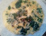 Foto del paso 3 de la receta Tortilla de espinacas con pasas