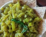 कच्चे टमाटर मिर्च की सब्जी (Kachhe Tamatar mirch ki sabzi recipe in Hindi) रेसिपी चरण 4 फोटो