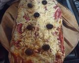 Foto del paso 8 de la receta: Pizza de harina integral con paciencia..