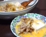 A picture of step 10 of *Easy Sukiyaki-Style Pork, Cabbage, and Tofu*.
