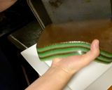 Foto langkah ke 12 dari resep Kue Lapis Pepe Tepung kanji.