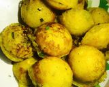 Hình bước làm 4 của món Bánh khọt úp miền tây