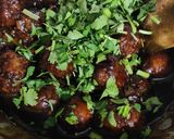 A picture of step 10 of Leftover rice Manchurian.