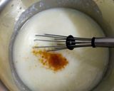A picture of step 1 of Eggless Vanilla Tea Cake.