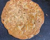 A picture of step 2 of Sattu chila.