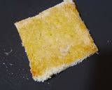 A picture of step 2 of Scrambled Egg Toast.
