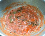 A picture of step 4 of Broken rice tomato bath.
