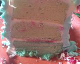 Foto langkah ke 9 dari resep Blue ombre cake.