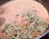 A picture of step 3 of Pink cream pasta.