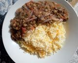 A picture of step 4 of Carrot Rice.