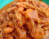 Foto langkah ke 2 dari resep Udang saos padang.