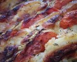 Une image de l'étape 7 de Tian (courgettes, tomates, pdt, mozza).