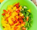 A picture of step 2 of Jollof Rice🍚.