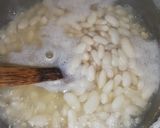 Une image de l'étape 1 de Haricots blanc sec en sauce blanche.