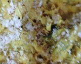 A picture of step 2 of Cabbage Sabzi (coconut n peanut powder).