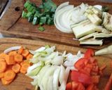 Foto del paso 2 de la receta: Filet de atún al estragón, con verduras