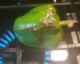 A picture of step 1 of Fire Roasted Peppers.