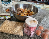 Foto del paso 1 de la receta: Torta de Pan : Estilo saludable; con cubierta de chocolate : 🙋‍♀️🏃🏼‍♀️