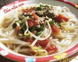 Hình bước làm 3 của món BÚN RIÊU CUA - Ăn dặm cho bé