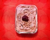 A picture of step 3 of Fresh Strawberry ice cream.