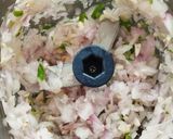 A picture of step 1 of Turai ki sabji.