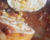 Foto del paso 12 de la receta: CALAMARES RELLENOS con langostinos y arroz