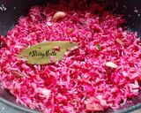 A picture of step 4 of Beetroot Rice.